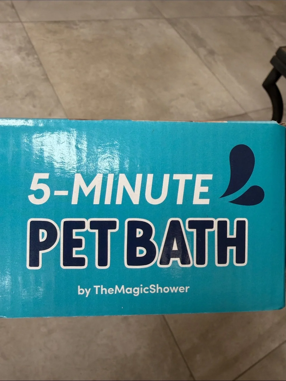 5-Minute Pet Bath Portable Grooming Kit - Blue/White